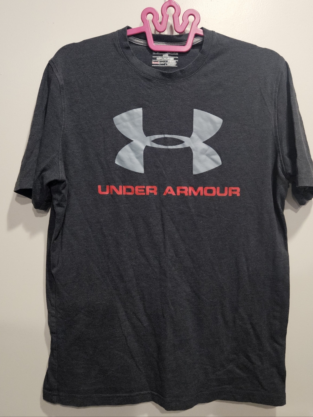 Under Armour Black Short Sleeve Loose Heat Gear Tee Medium